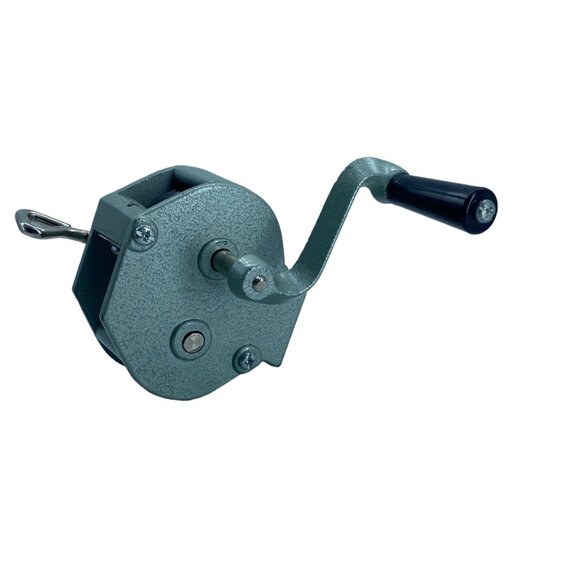 Vtg Green Kitchen Green Bean French Cutter Herb Grinder Hand Crank Clamp - Picture 2 of 6